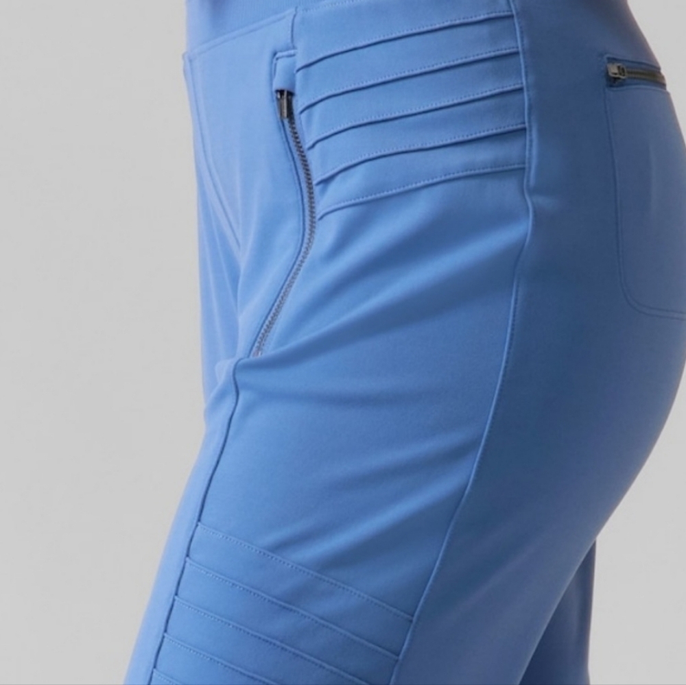 Athleta Venice Moto Jogger in Cottage Blue Plus Size 2X - Picture 4 of 16